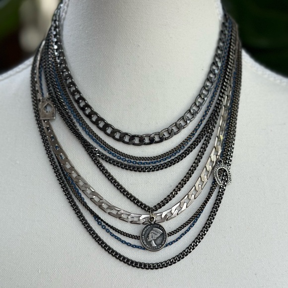 Hagar Satat Jewelry - Hagar Satat multi chain necklace